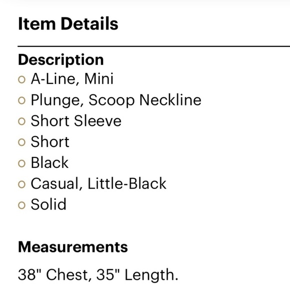 Ann Taylor LOFT size small black T-shirt dress - Picture 4 of 6